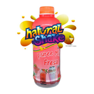 Natural Shake Puree Mix - Botella 1.250 kg, Fresa